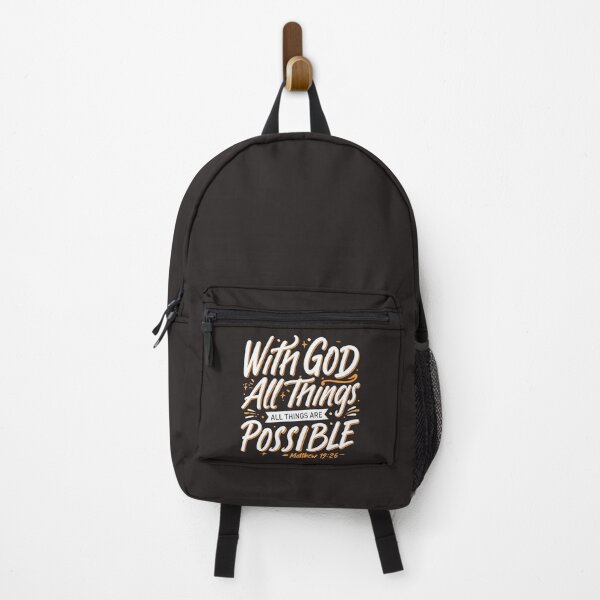 Item preview, With God All Things Are Possible - Faith T-Shirt designed and sold by FaithCreatives.