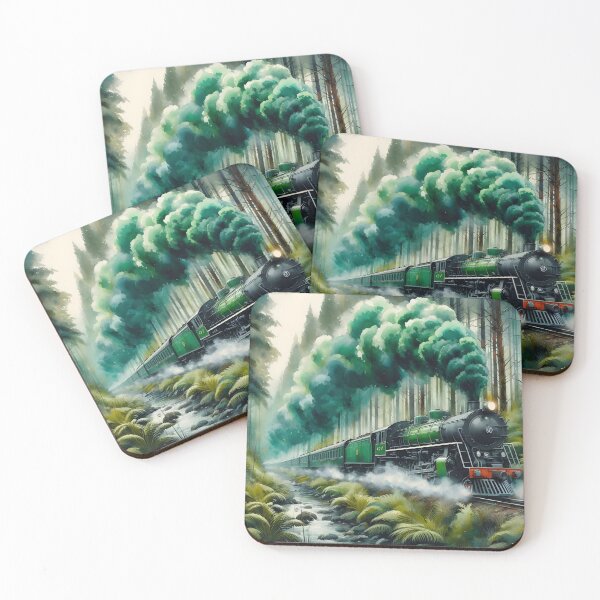Item preview, train Green designed and sold by 7Bluedragon (Jane art collection).