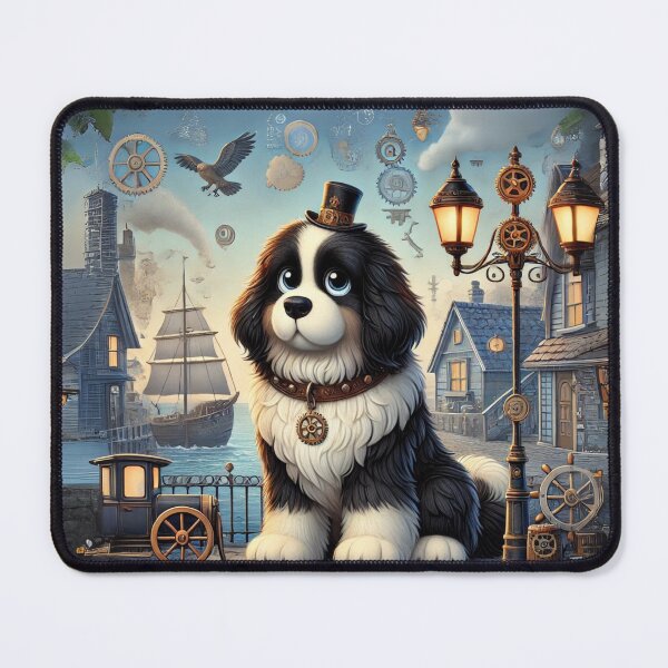 Item preview, Steampunk Landseer Newfoundland designed and sold by Sillytoe.
