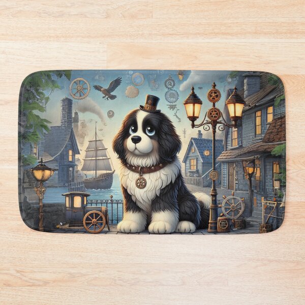 Item preview, Steampunk Landseer Newfoundland designed and sold by Sillytoe.