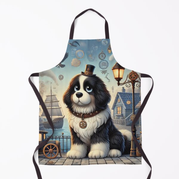 Item preview, Steampunk Landseer Newfoundland designed and sold by Sillytoe.