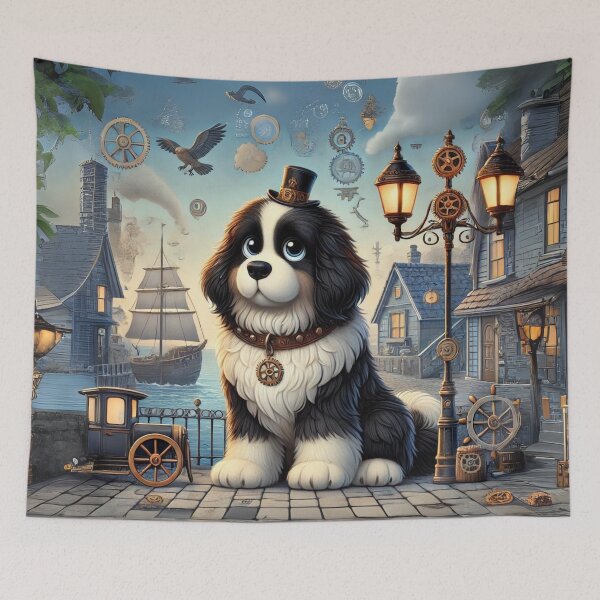 Item preview, Steampunk Landseer Newfoundland designed and sold by Sillytoe.