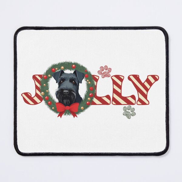 Item preview, Jolly Christmas - Kerry Blue Terrier Nose Edition designed and sold by GoodyPaws.