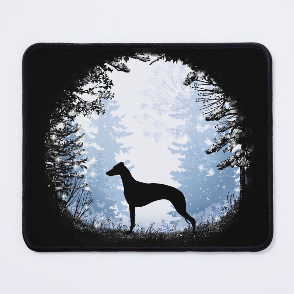 Item preview, “First Snow” Whippet designed and sold by Spinyflowerart.