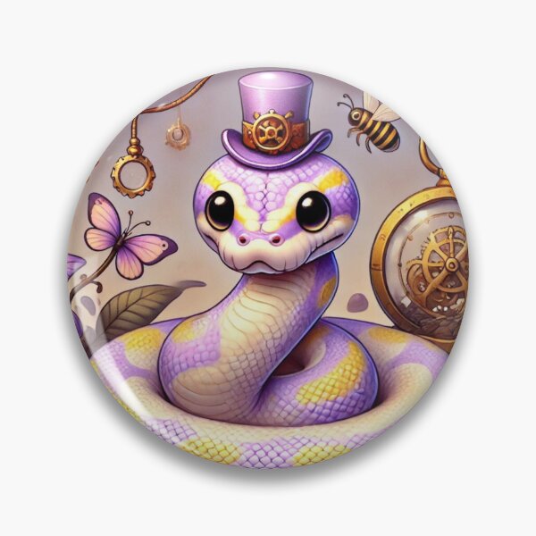 Artikelvorschau, Steampunk Lavendel Albino Königspython entworfen und verkauft von Sillytoe.