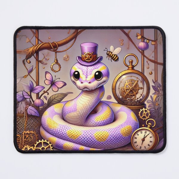 Artikelvorschau, Steampunk Lavendel Albino Königspython entworfen und verkauft von Sillytoe.