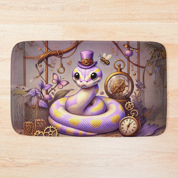 Item preview, Steampunk Lavender Albino Ball Python designed and sold by Sillytoe.