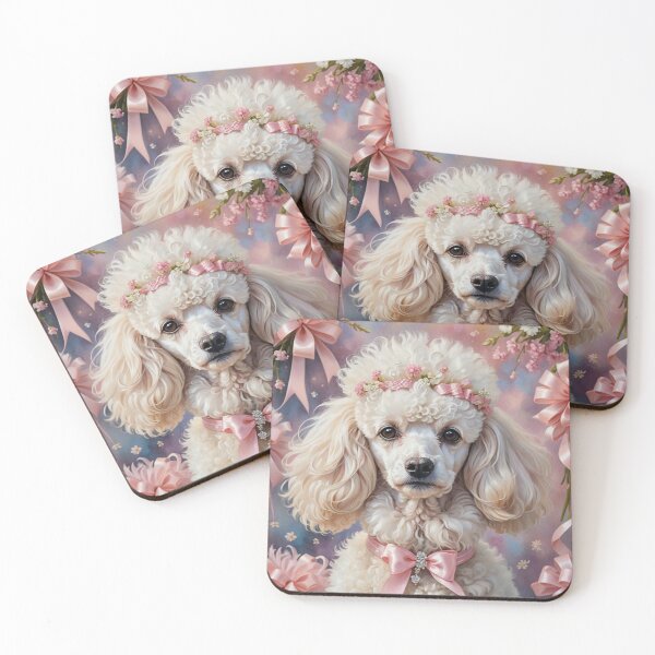 Item preview, Delicate White Poodle designed and sold by Wags & Tails.