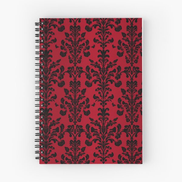 Item preview, Dark Red and Black Damask Pattern designed and sold by svarupa.