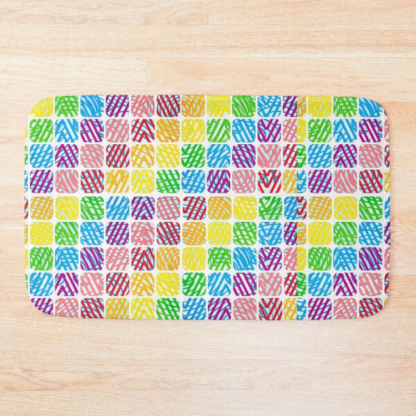 Item preview, Bright mix square in patterns designed and sold by Iuliia Nerd.