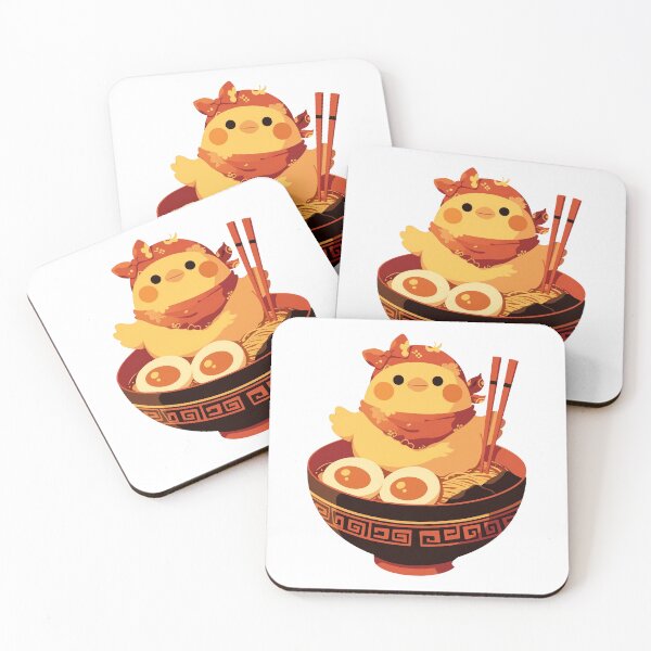 Item preview, Fat Chicken eating ramen designed and sold by xiao xuans.