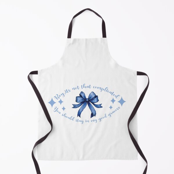 Item preview, Boy, It's Not That Complicated - Blue Bow and Graceful Quote Design designed and sold by Fernandink1.
