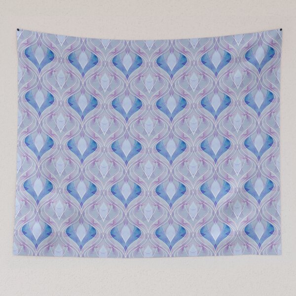 Item preview, Eaton Harmony - Blue Lilac designed and sold by Carina Parry Studios.