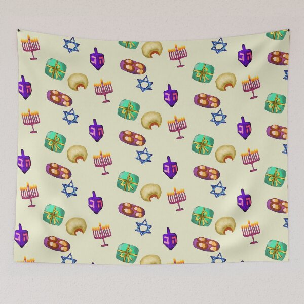 Item preview, Hanukkah Symbols designed and sold by KaravanaLA.
