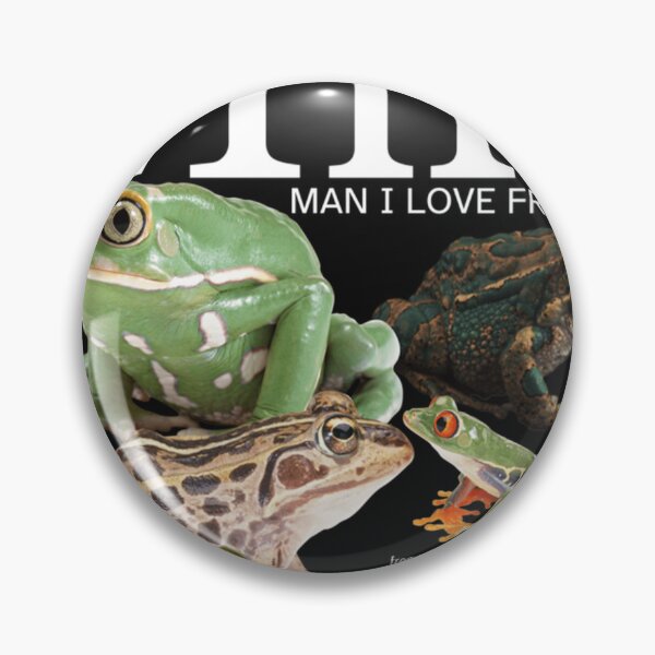Item preview, Man I Love Frogs designed and sold by CanMcgin.