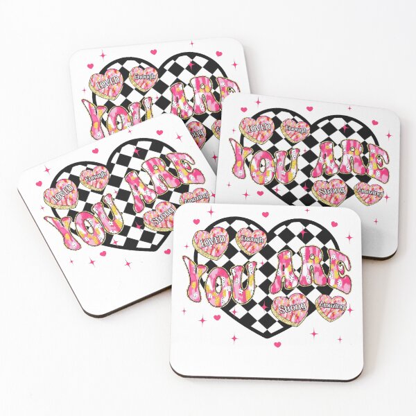 Item preview, Retro Valentines, You Are Loved, Brushstroke Valentines designed and sold by Gwenaelbain.