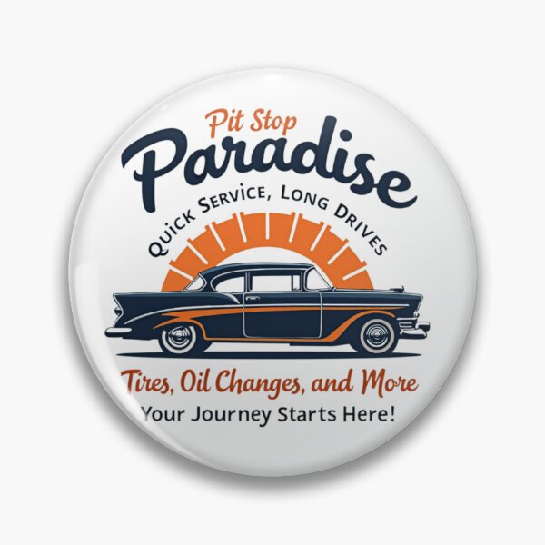 Item preview, Pit Stop Paradise car designed and sold by PattaZone.
