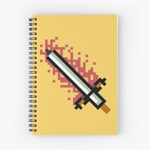 Item preview, Retro 8 Bit Flaming Sword designed and sold by FlashCraft Design.