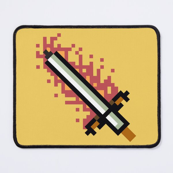 Item preview, Retro 8 Bit Flaming Sword designed and sold by FlashCraft Design.