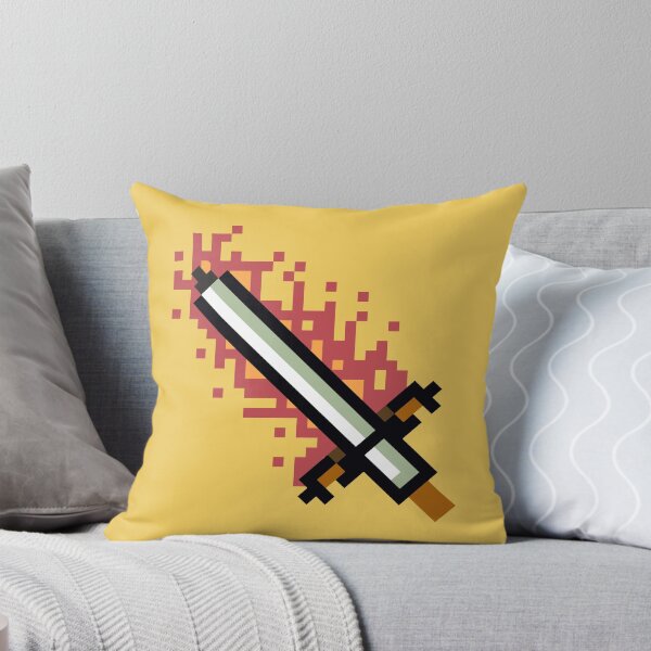 Item preview, Retro 8 Bit Flaming Sword designed and sold by FlashCraft Design.