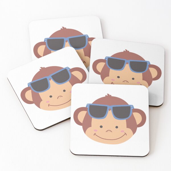 Item preview, monkey with sunglasses designed and sold by adriekins.