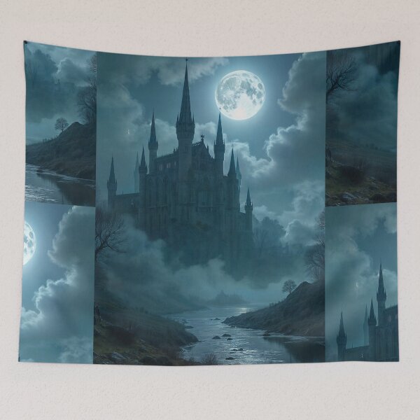 Item preview, Gothic Scary Castle designed and sold by Odar.