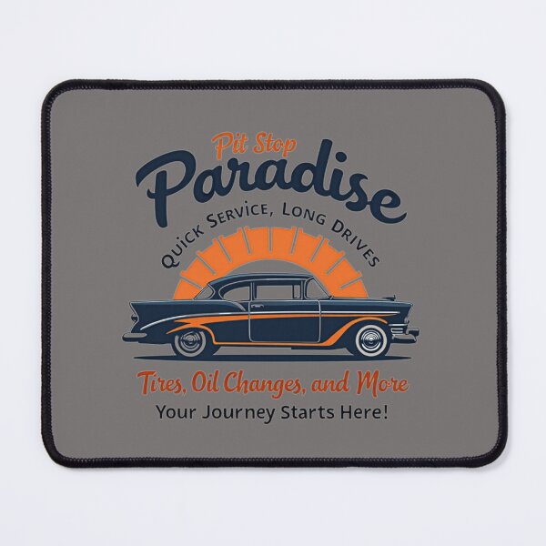 Item preview, Pit Stop Paradise car designed and sold by PattaZone.
