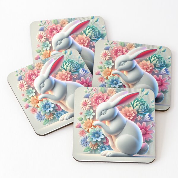 Item preview, Bunny grooming himself designed and sold by FusiTink.