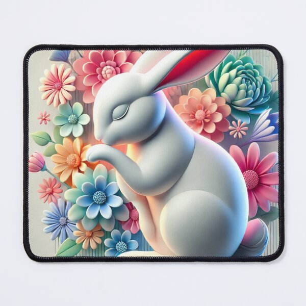 Item preview, Bunny grooming himself designed and sold by FusiTink.