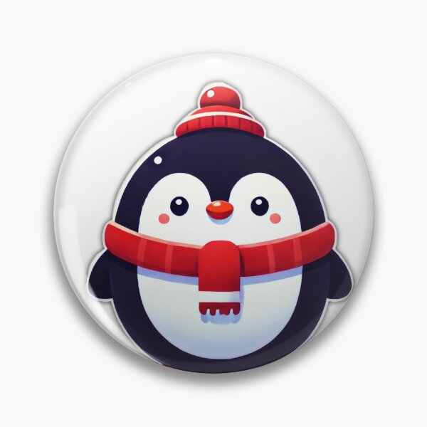 Item preview, Adorable My First Christmas Penguin Illustration - Perfect Holiday Gift! designed and sold by CritterManiaUK.