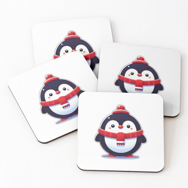Item preview, Adorable My First Christmas Penguin Illustration - Perfect Holiday Gift! designed and sold by CritterManiaUK.