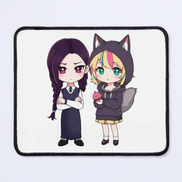 Item preview, Chibi Wednesday and Enid designed and sold by EriSakura.