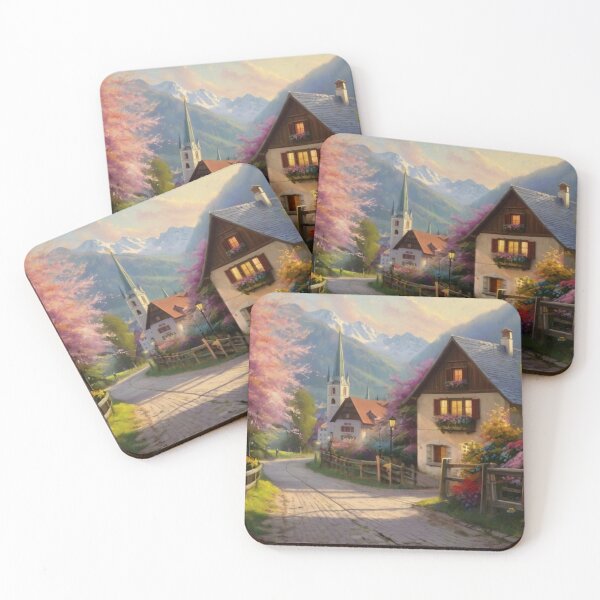 Item preview, Blooming Streets of Alpine Charm designed and sold by BlareBlare.