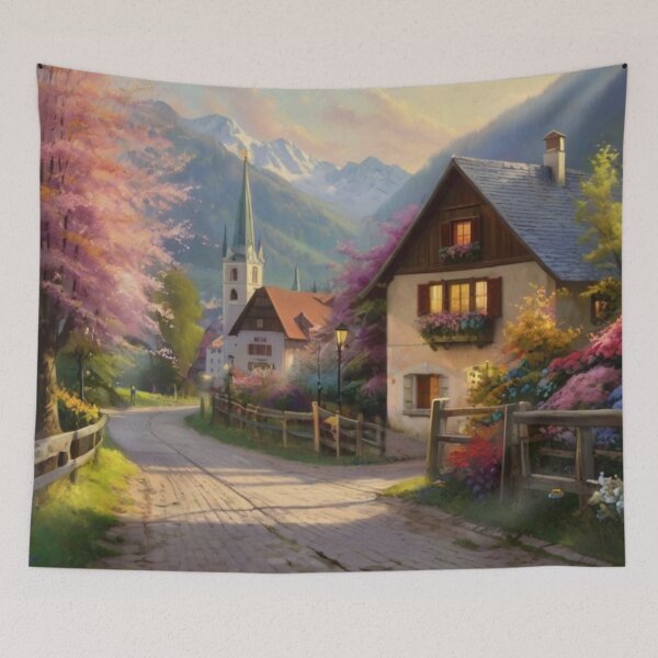 Item preview, Blooming Streets of Alpine Charm designed and sold by BlareBlare.