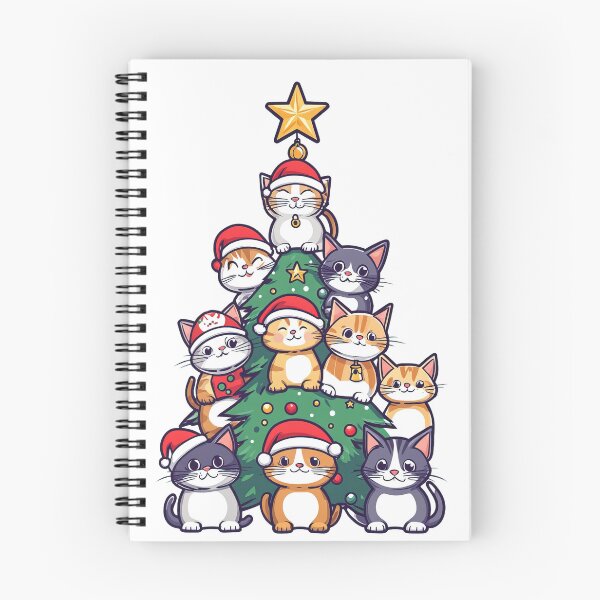 Item preview, Árbol de Navidad de Gatos - Diseño Lindo y Festivo de Gatitos designed and sold by Lamarcy.