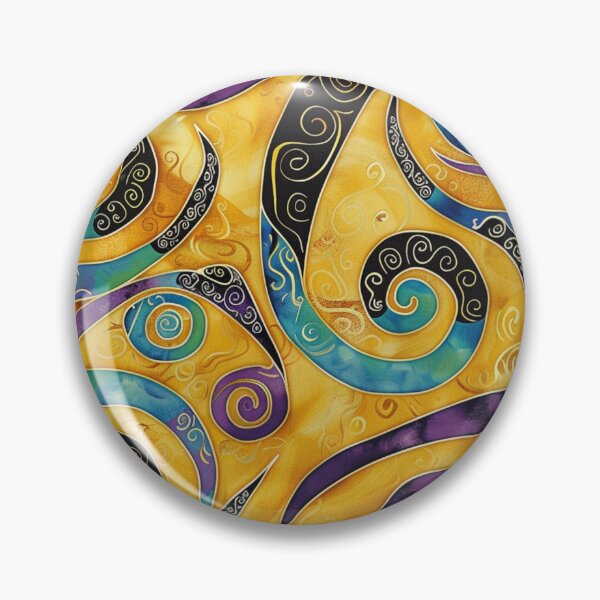 Item preview, New Zealand Māori Paua Pattern Koru Design 201 designed and sold by GrinGalore.