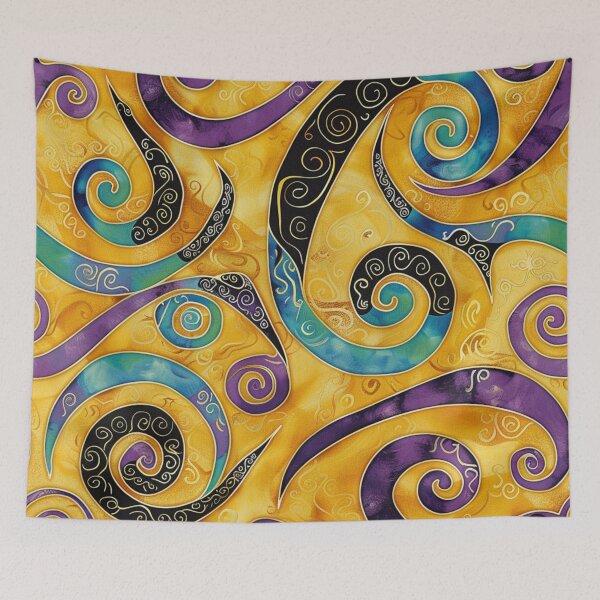 Item preview, New Zealand Māori Paua Pattern Koru Design 201 designed and sold by GrinGalore.