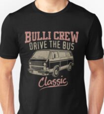 T3 Van Bus Van Camper LLE & quot; Bulli Club & quot; Unisex T-Shirt