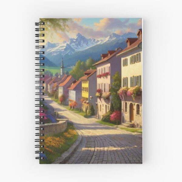 Item preview, Springtime Stroll Through an Austrian Town designed and sold by BlareBlare.