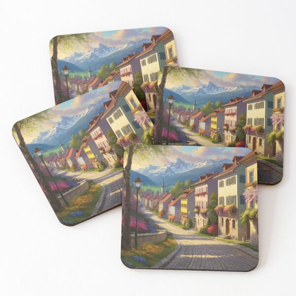 Item preview, Springtime Stroll Through an Austrian Town designed and sold by BlareBlare.