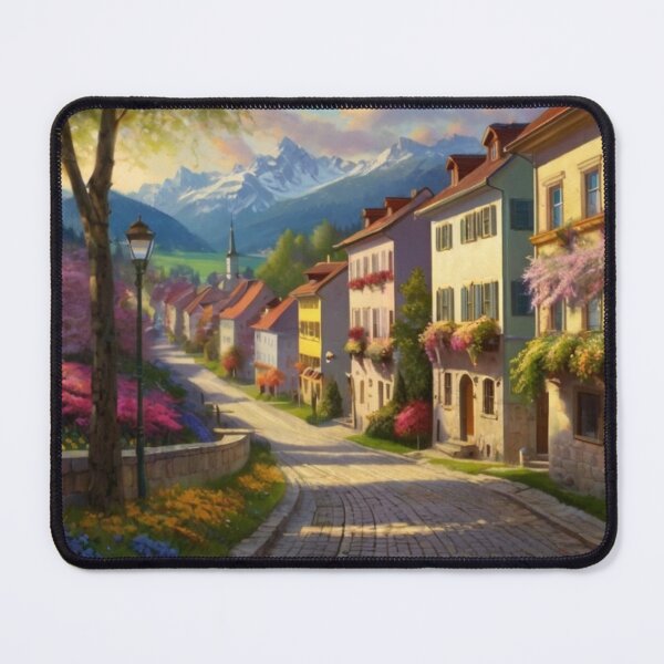 Item preview, Springtime Stroll Through an Austrian Town designed and sold by BlareBlare.