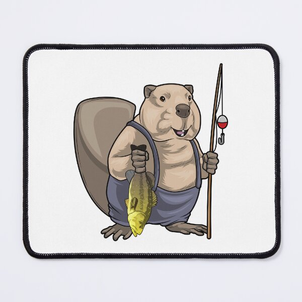 Item preview, Beaver Fisher Fish Fishing designed and sold by Snabdesign84.