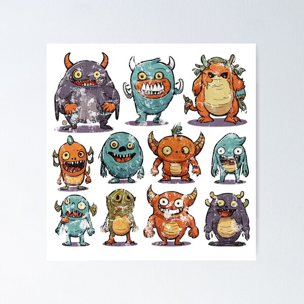 Item preview, monster gang designed and sold by Kingrocker.