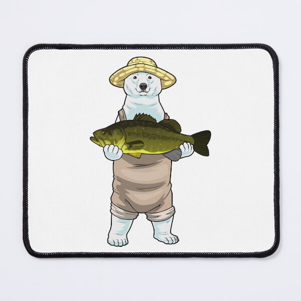 Item preview, Polar bear Fisher Fish Fishing designed and sold by Snabdesign84.