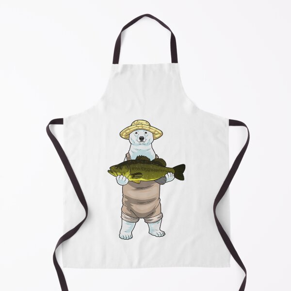 Item preview, Polar bear Fisher Fish Fishing designed and sold by Snabdesign84.