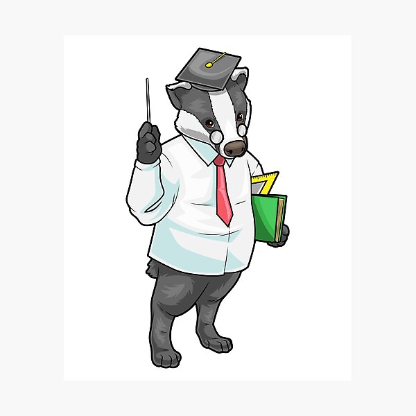 Item preview, Badger Math Teacher School designed and sold by Snabdesign84.