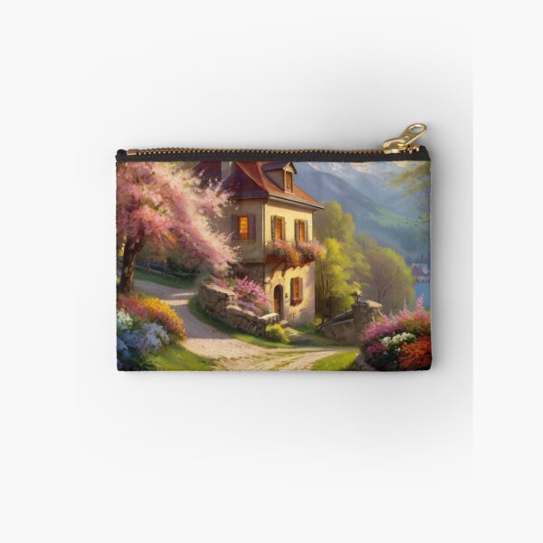 Item preview, Mountain Serenity in a Spring Town designed and sold by BlareBlare.