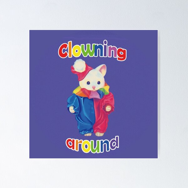 Item preview, Clowning Around Cat designed and sold by sodapaint.