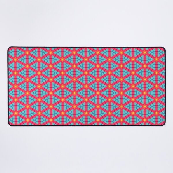 Item preview, Colorful Interlocking Star and Grid Pattern designed and sold by Genie-0750.