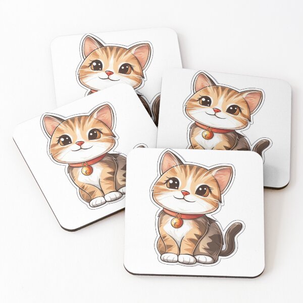 Item preview, Cute Christmas Cat Design | Adorable Holiday Kitty Art | Festive Feline Illustration | Cozy Winter Cat Decor designed and sold by StickerHavenn.